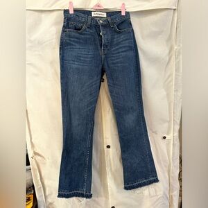 Reformation Jordi kickflare jeans sz25 Teton wash